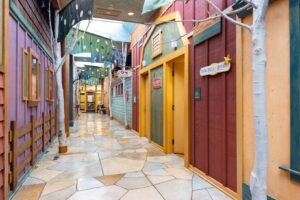 A Hallways with barn doors