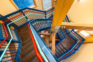 Stairway in children's village